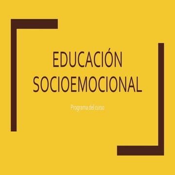 Estructura del curso