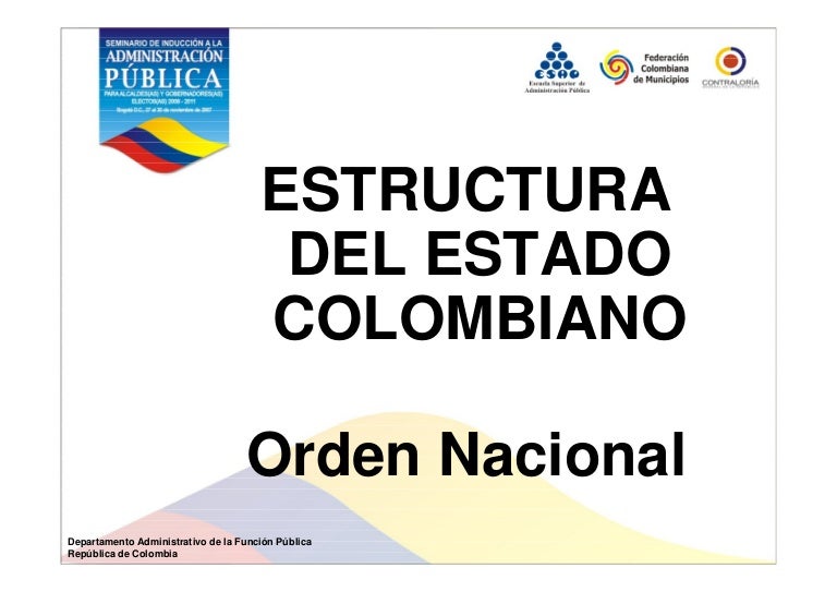 Estructura del estado