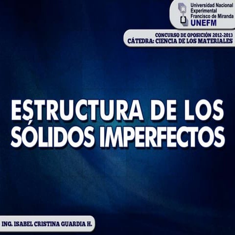 Defectos de la estructura de los materiales converted | PDF