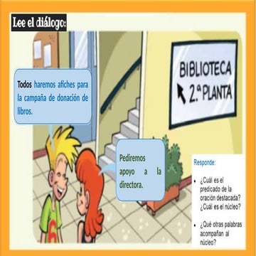 ESTRUCTURA DEL PREDICADO: NÚCLEO Y COMPLEMENTOS