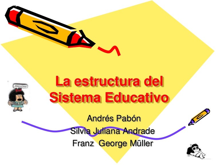 Estructura del sistema educativo nacional
