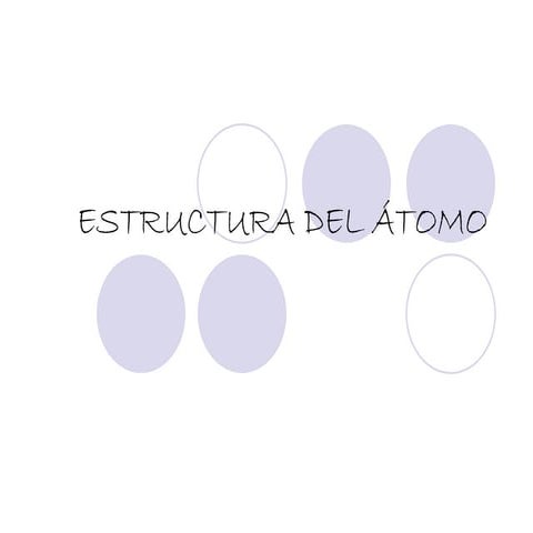 Estructura del átomo