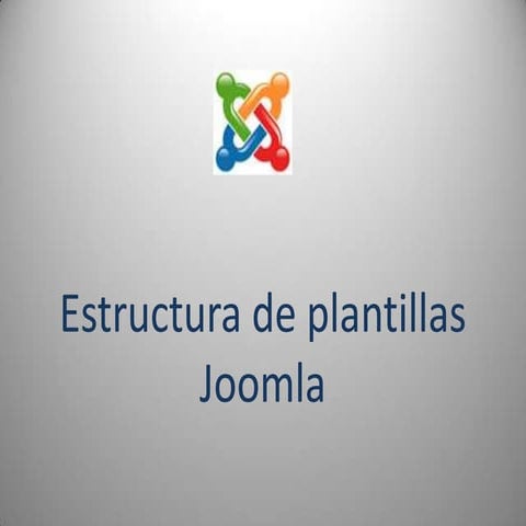 Estructura de plantillas joomla
