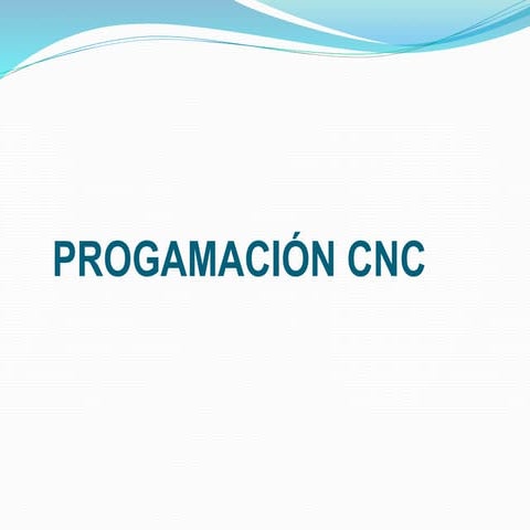 Programación CNC