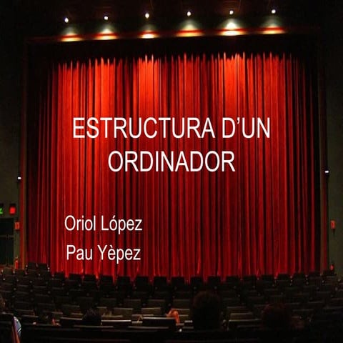 Estructura d’un ordinador