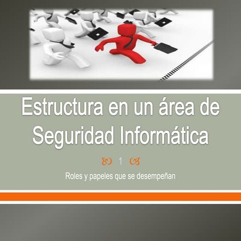 Estructura en un área de seguridad informática