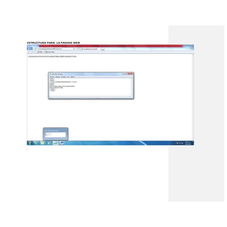 Estructura para  la pagina web  1 zanabria