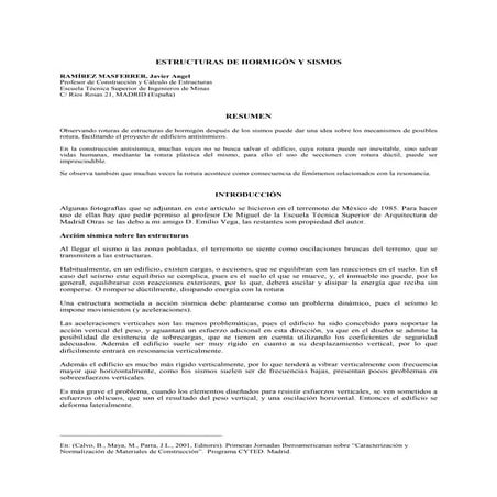 Estructuras antisismicas