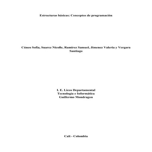 Estructura Básicas de programación.pdfdd | PDF