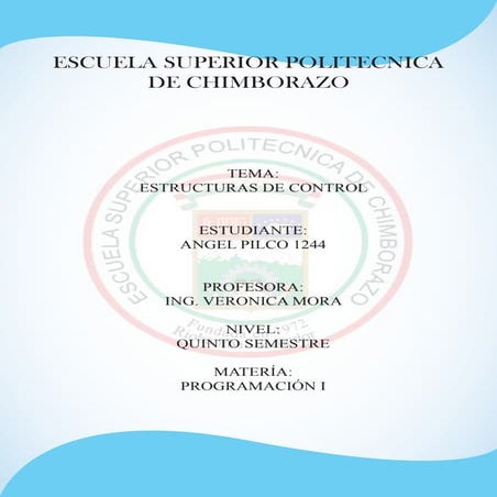 Estructuras de control