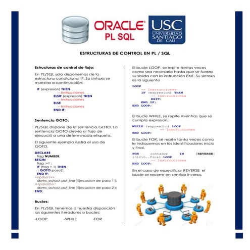 Estructuras de control - PL / SQL
