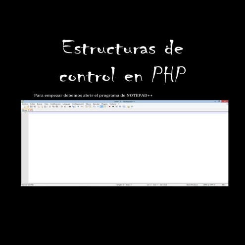 Estructuras de control en php | DOCX