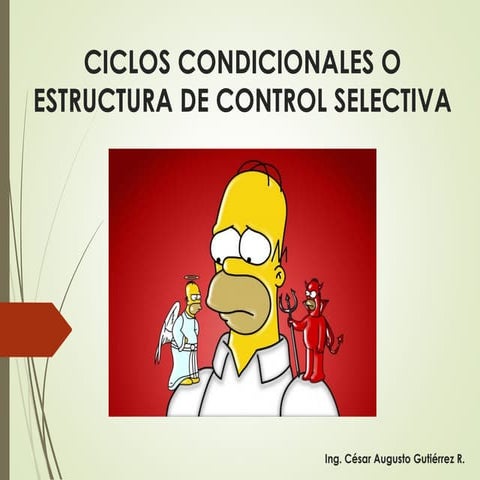 Estructuras de control selectiva