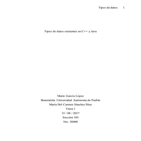 Estructuras de datos