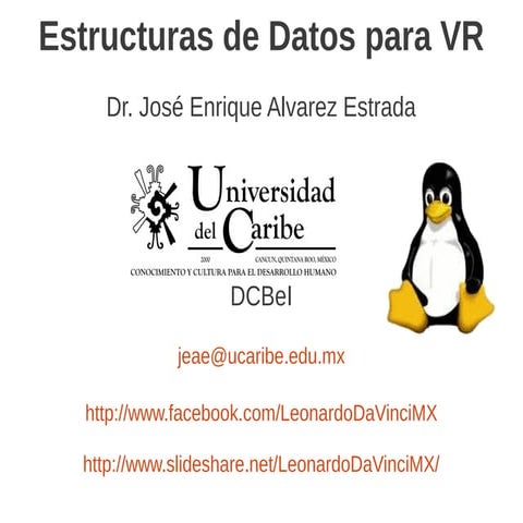 Estructuras de datos para realidad virtual