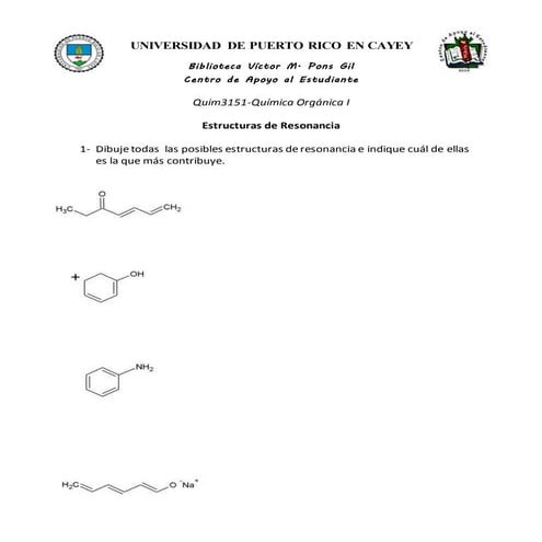 Estructuras de resonancia 