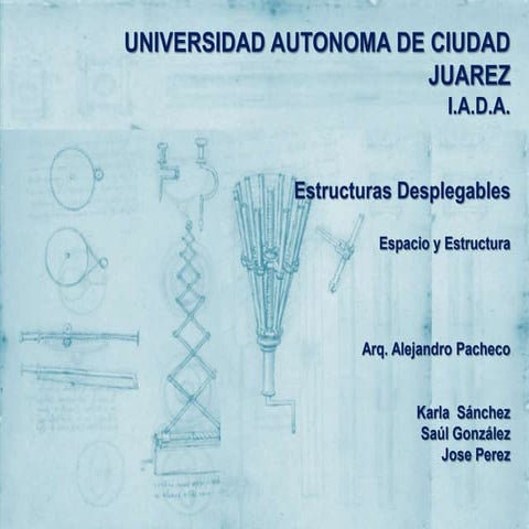 Estructuras desplegables