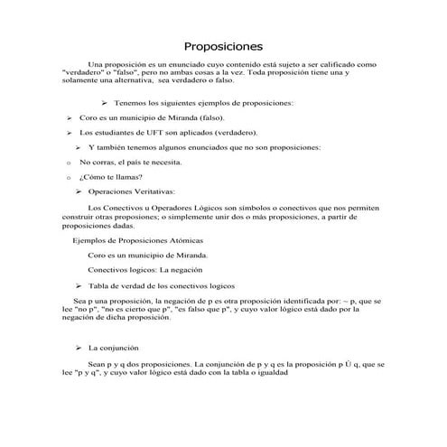 Estructuras discretas (Proposiciones)