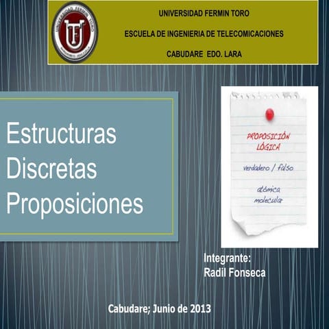 Proposiciones  - ESD