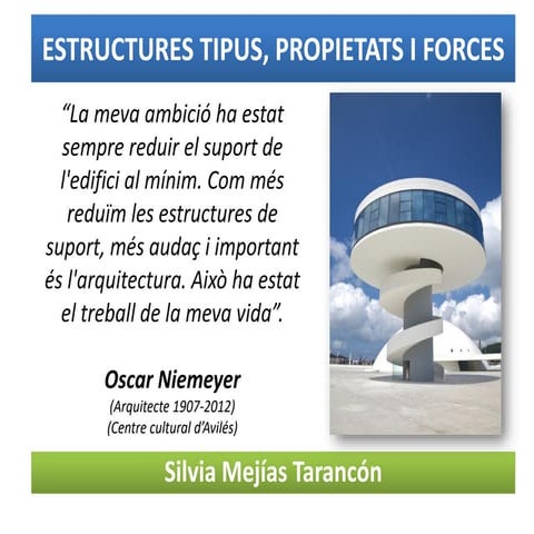 ESTRUCTURES TIPUS I PROPIETATS I ESFORÇOS