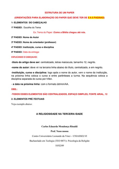 estrutura-de-um-paper | PDF