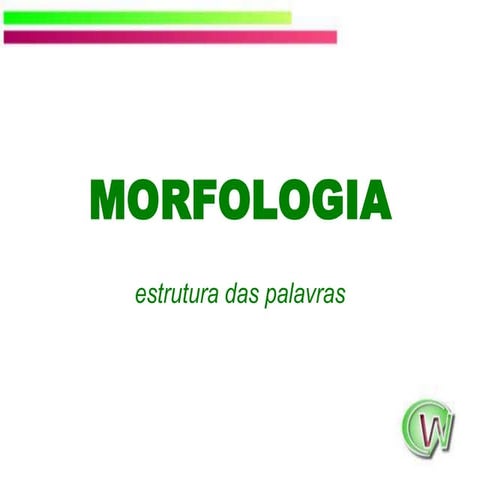 Estrutura de palavras