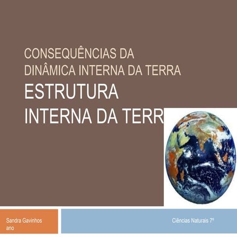 Estrutura interna da terra