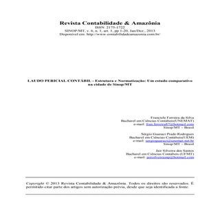 Estrutura laudo pericial   revista ...