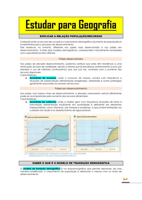Geografia 9ºano - As causas e os ob...