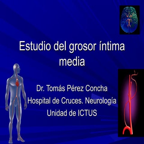 Estudio del grosor íntima media slideshare