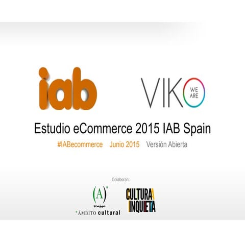 Estudio Ecommerce 2015 IAB