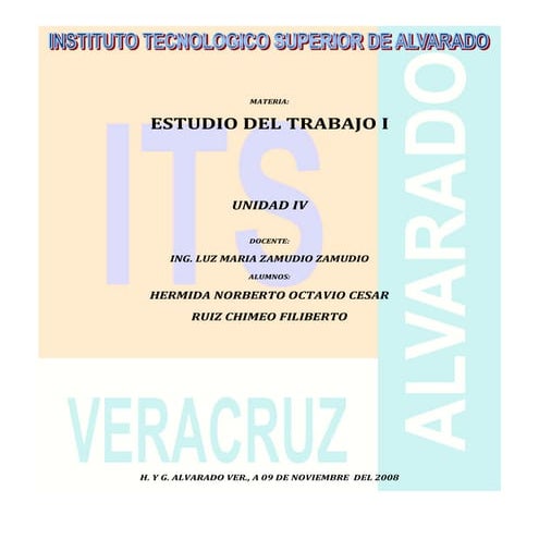 Estudio tiempos-trabajo