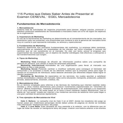 115 puntos para presentar Ceneval mkt