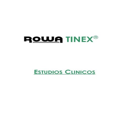 Estudio clínico de Rowatinex