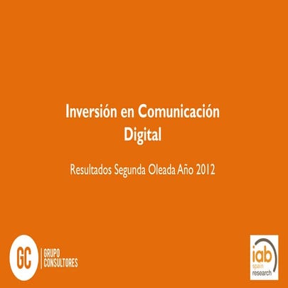 Estudio comunicación digital 2013 final