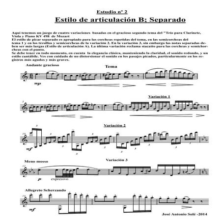 Estudio de articulación num 2