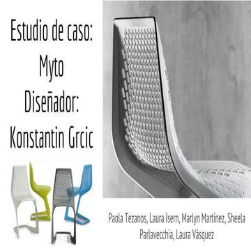 Estudio de caso myto diseñador- konstantin grcic