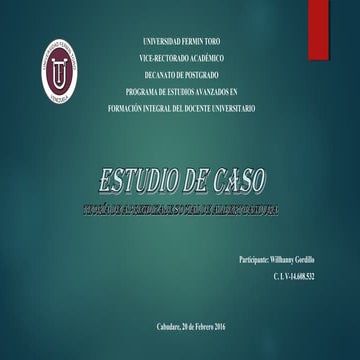 Estudio de caso Bandura