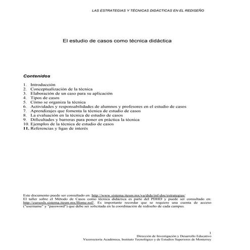 estudio de casos como técnica didáctica.PDF