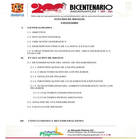 Se deben realizar liquidaciones GASTOS GENERALESESTUDIO DE RIESGOS HUAYAO.docx