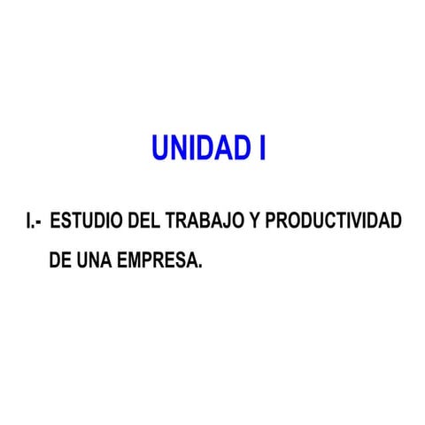 Estudio de trabajo 