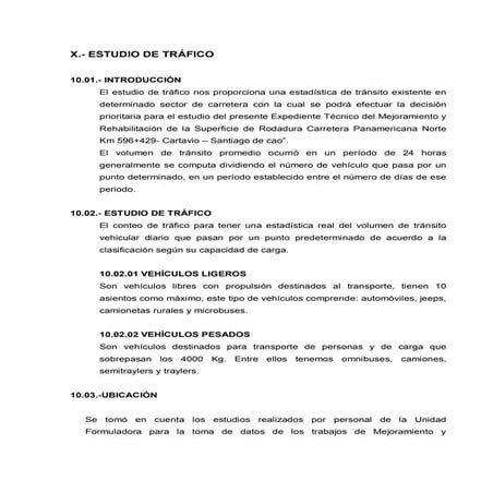 Estudio de trafico