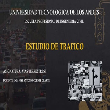 ESTUDIO DE TRAFICO