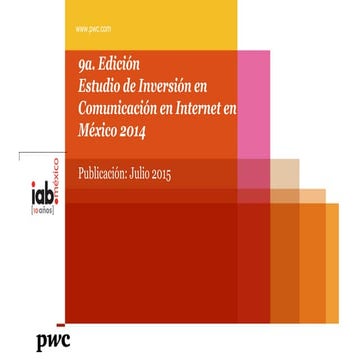 Estudio de Inversión en Comunicación en Internet 2015. Resultados 2014