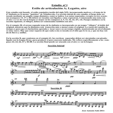 Estudio de articulación número 1