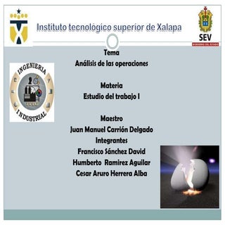 Analisis de las operaciones