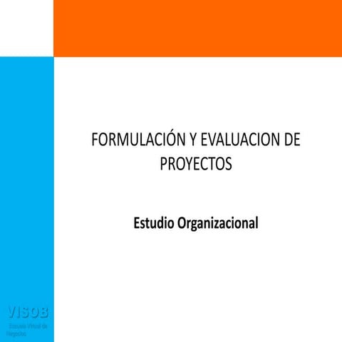 Estudio organizacional presentacion