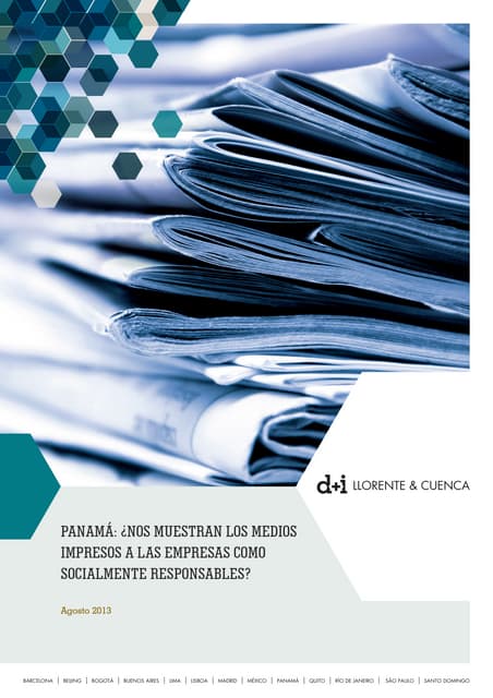 Estudio rse medios impresos en pana...