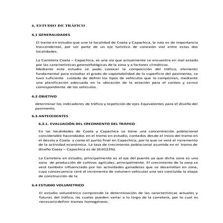 Estudios de tráfico