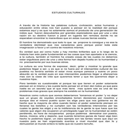 Estudios culturales ensayo terminado
